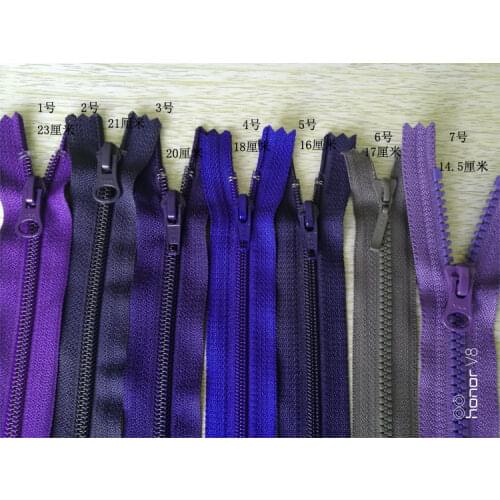60 Pcs/lot Cheap Stocked Mixed size and color Ykk Close End Zipper Diy Handmade for Pocket Bag Shoes and Boots Wholesale