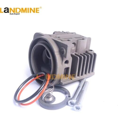 Free Shipping Air Suspension Compressor Cylinder Head With Piston Ring For BMW X5 E53 A6 Audi Q7 L322 4L0698007A