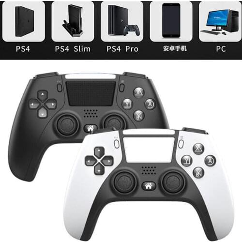 Bluetooth Wireless Gamepad For PS4 Elite Console Game Controller 6-axis Double Vibration For PC For Android Phone Joysticks