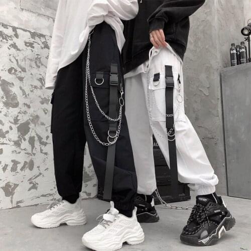 Womens Pants harajuku Hip hop streetwear trousers dropshipping sweatpants black Women oversized korean Style Punk clothes