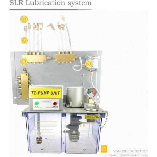 CE Electric Lubrication Oil Pump Single Line Resistance 220V PLC TZ2202-400T Flow Rate Adjustable For CNC Machine Lubricating