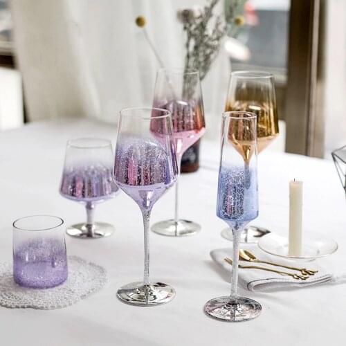 Cup ins creative personality starry sky wine glass glass goblet brandy glass red wine glass champagne whiskey glass