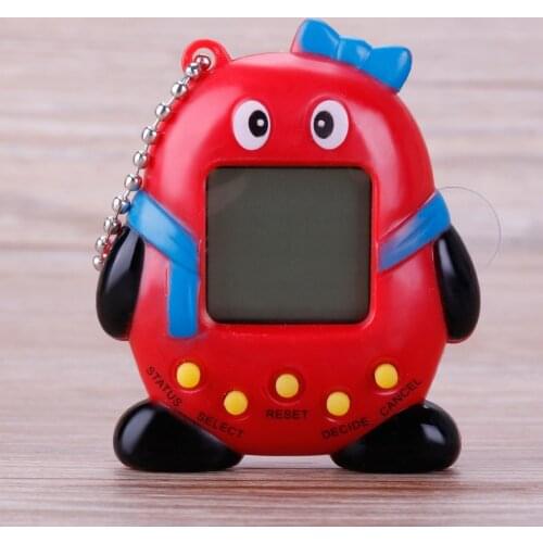 Pets Nostalgic Virtual Digital Pet E-pet Gift Toy Handheld Game Machine 168 Animals In One Classic Mini Game Random Color