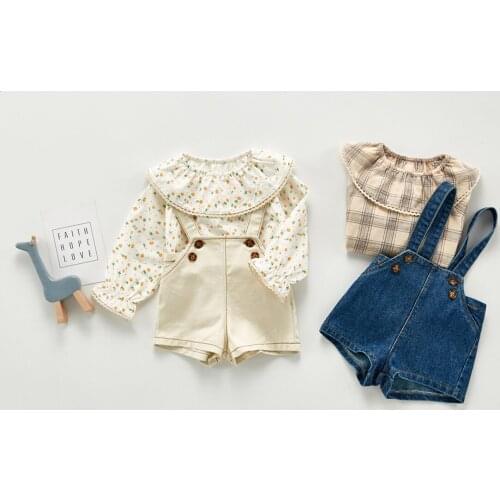 Baby Boys Girls Denim Overalls Baby Straped Clothes Infant Boy Shorts Romper Toddler Jumpsuit Overall Baby Girl Romper