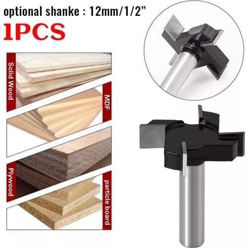CNC Spoilboard Surface Router Bit Carbide Planer Wood Cutter Planing Tool 1/2" / 12mm Woodworking Tool