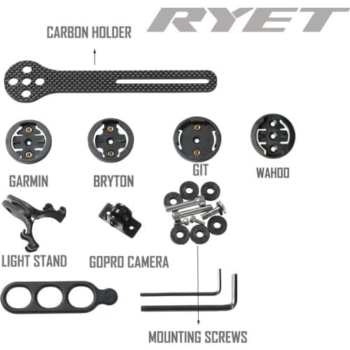 Garmin carbon bike computer mount Bicycle Road Bike Cycling Computer Stopwatch Mount Holder For Garmin gopro mount