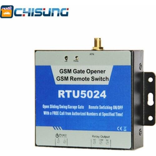 GSM Gate Opener Relay Switch Remote On/Off Switch Access Control Wireless Door Opener By Free Call SMS 850/900/1800MHz RTU5024