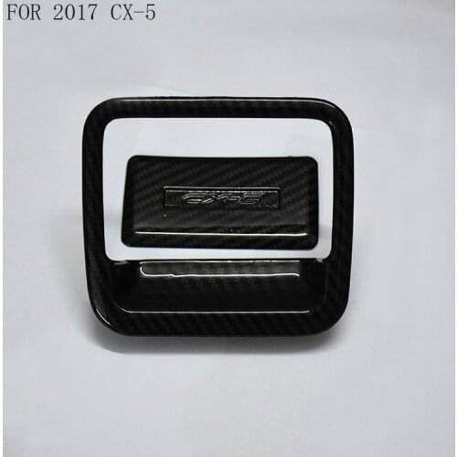 Storage box switch decorative sequins For Mazda CX-5 CX5 2017 2018 KF 2nd Gen glove box bright accessories 2PCS