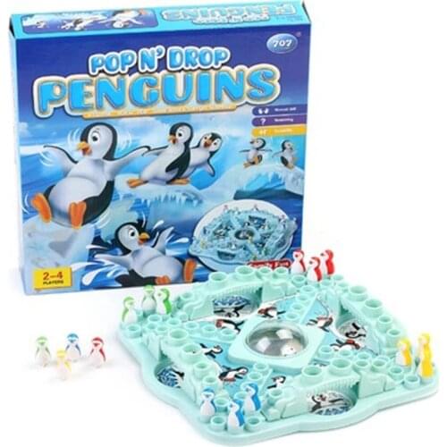 Ice Penguin Pop Drop Ludo Board Games for Kids Children Familie Spellen Juegos De Mesa Giochi Bambini