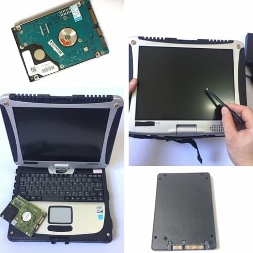 Newest MB Star C4 SD Software HDD/SSD with 4GB CF19 Laptop Connect diagnostic Auto professional program tool For MB Car/Trucks