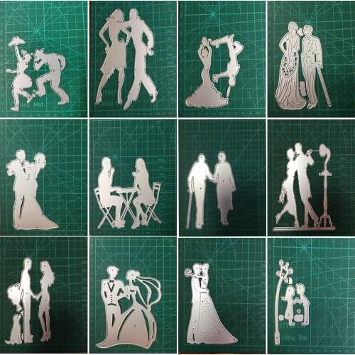 Couple Appointment Married 2021 new metal cutting mold scrapbook embossed paper card photo album craft paper cutting