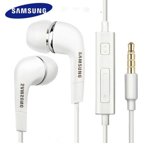 Original Samsung EHS64 Earphones with Built-in Microphone 3.5mm In-Ear Wired Headsets For Galaxy S5 S6 S7 S8 S9 Huawei Phone