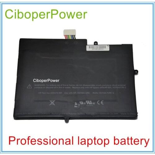 Original Battery For HSTNN-S29C-S HSTNH-I29C 635574-001 Free shipping 3.7V 6000mAh,22.2Wh