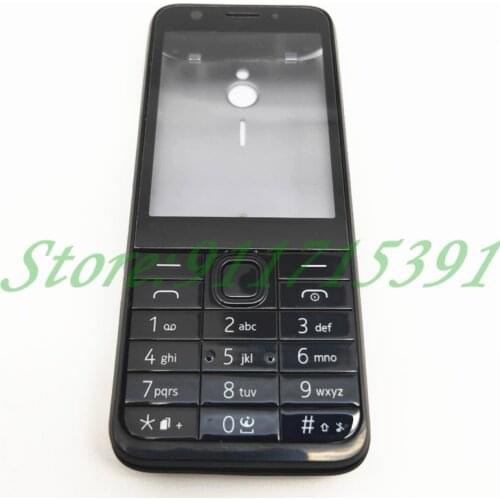 Original For Nokia 230 230ds RM-1172 RM-1126 New Full Complete Mobile Phone Housing Cover Case+English Keypad