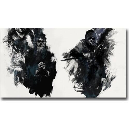 Dishonored Video Game Posters and Prints Silk Wall Painting Art Living Room Pictures Modern Home Decoration Bedroom Decor