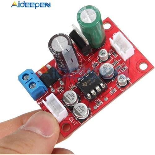 NE5532 Pre-Amplifier Board Audio OP AMP Moving Coil Microphone Magnetic Head Phono Amplifier Module DC 9V-24V AC 8V-16V