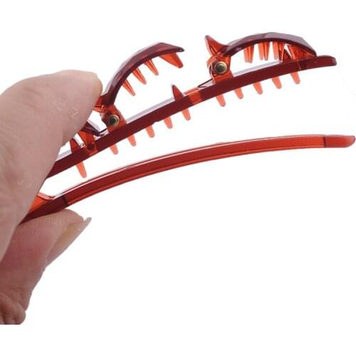 Braided Poly hair band double layer Bangle clip fixed artifact multilayer hollow braided hair hoop hairpin for women jewelry