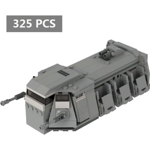 Imperial Military Troop Transport MOC-31635 Vehicle Space Battleship Building Blocks Bricks Toys For Kids Buildmoc Children Gift