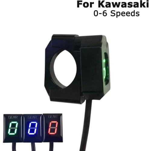 LED Speed Gear Display Indicator with Holder for Kawasaki Ninja 650 Z1000 ER4N