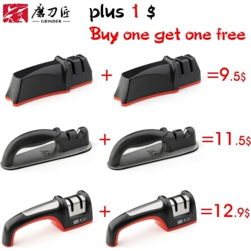 SALE TAIDEA Knife sharpener Kitchen sharpening system 2 Stages Tungsten steel&Ceramic Professional Knife grinder tool