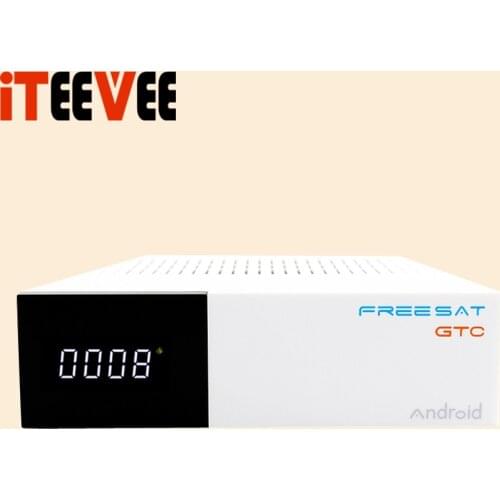 1PC GTMedia GTC Android 6.0 TV BOX DVB-S2/T2/C Amlogic S905D 2GB 16GB Satellite Receiver Decoder Europe Support M3U Set Top Box