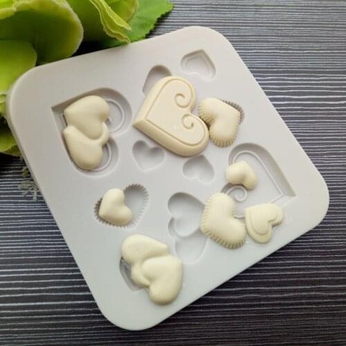 Care chocolate silicone mold Cookie mold Cake decoration tools