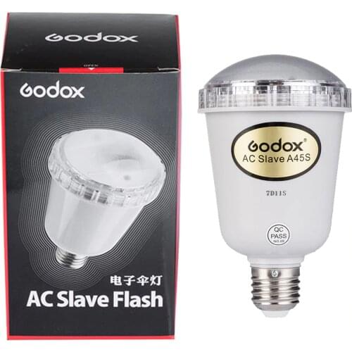 Godox A45s Photo studio electronic flashing light Photo Studio Strobe Light AC Slave Flash Bulb For E27 220V