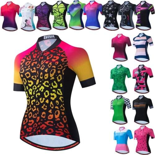 Weimostar 2021 Pro Team Cycling Jersey Women Summer Bicycle Cycling Clothing Maillot Ciclismo Quick Dry MTB Bike Jersey Tops