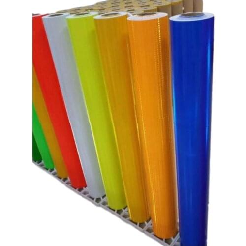 0.91M,1.05M,1.22M,1.35M,1.52M Width Night Reflective Sheeting PVC Warning Printable Light Box Cloth Warning Stickers