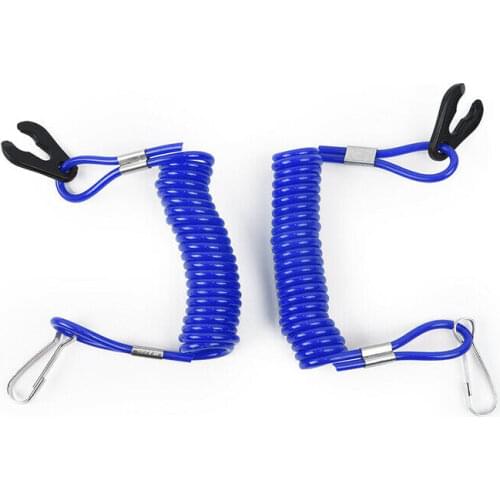 Stop Kill switch key Floating Lanyard 1pc Jet ski Blue TPU+PVC Accessory