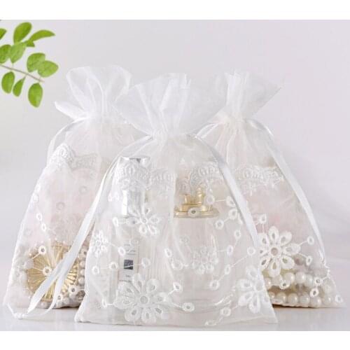 Striped Cotton Gift Bag 10x14cm pack of 50pcs Wedding Birthday Party Favor Holder