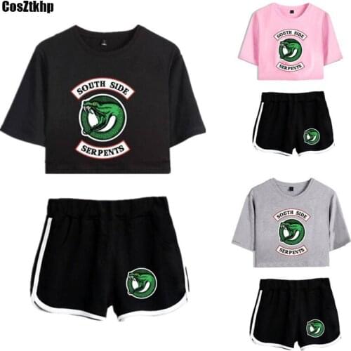 2020 Riverdale Southside Tshirt Riverdale Shirt Shorts Suits Spor South Side Riverdale Sets Clothing Women Girls Running shirt