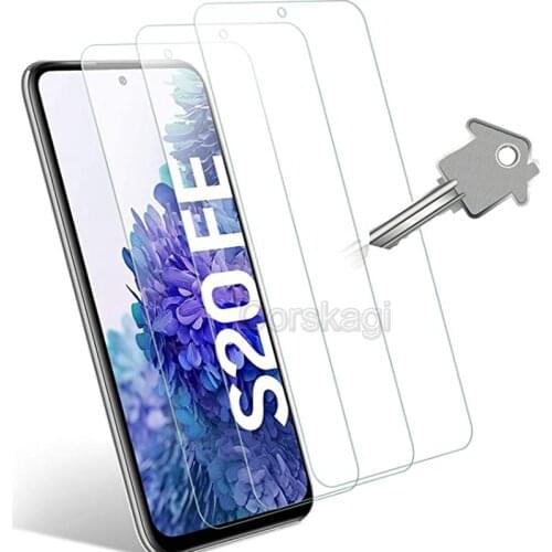 [3 PCS] Full Glue Tempered Glass For Samsung Galaxy M01 Core M11 M21 M31 M30S M31S M7S M51 S20 FE All Clear HD Glass Film