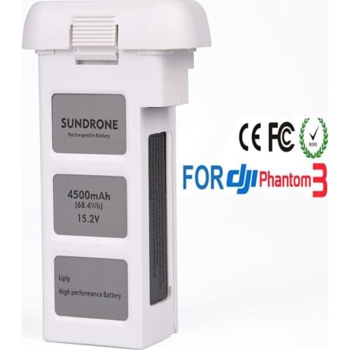 Drone Battery for DJI phantom 3 Professional/3/Standard/Advanced 15.2V 4500mAh LiPo 4S Intelligent Battery