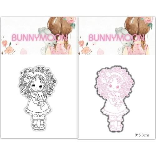 CH New Arrival 2021 Girl Metal Cutting Dies and stamps DIY Scrapbooking Card Stencil Paper Handmade Album Wedding Decoration