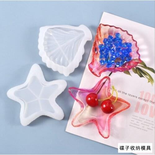 DIY Handcraft Leaf Sea Star Shaped Silicone Resin Molds Jewelry Tools Jewelry Accessories Epoxy Resin Mould
