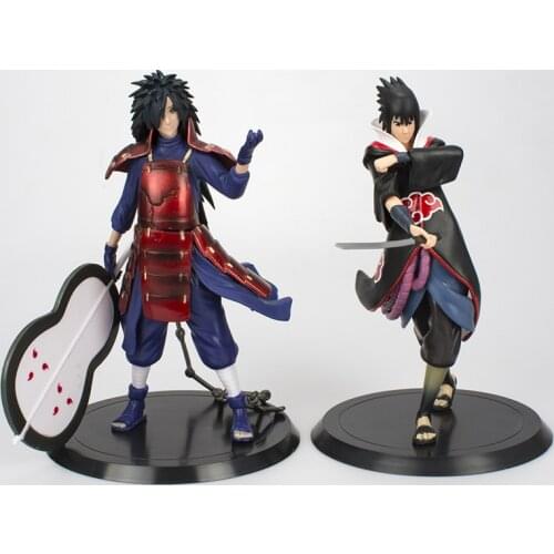 18cm Naruto Shippuden Uchiha Madara Actions Figures Face Change PVC Statue Model Japan Anime Gifts Figures Colection Toys