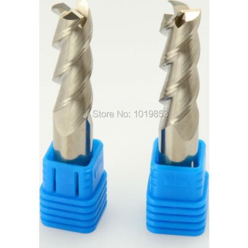 2pcs SLONS S200AL-12*12*75L 12mm shank diameter tungsten carbide end mill for Aluminium alloy