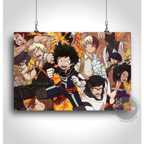 Canvas Anime My Hero Academia Pictures Home Manga Decoration Paintings Poster HD Prints Wall Art Modular Living Room