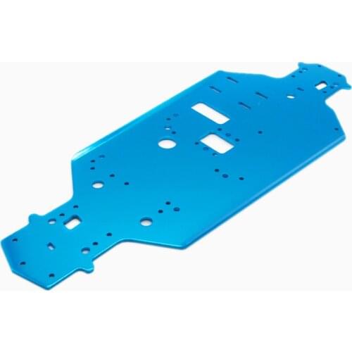 HSP 02001 Aluminum Alloy Upgrade Parts Aluminum Alloy Chassis for 1/10 HSP 94101 94102 On-Road Drifting Car