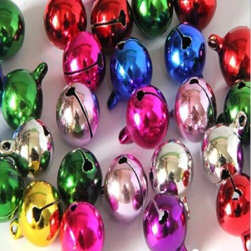 Colorful mixed bells For Home Wedding Party DIY Handmade Jewelry Campanula Christmas Tree Ornaments 6/10/14mm wh