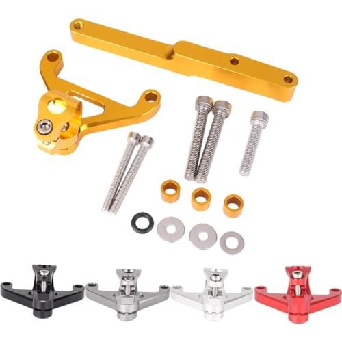 CNC Steering Damper Stabilizer Mounting Holder Bracket For Honda CB1000R 2008 2009 2010 2011 2012 2013 2014 2015 2016 Anodized