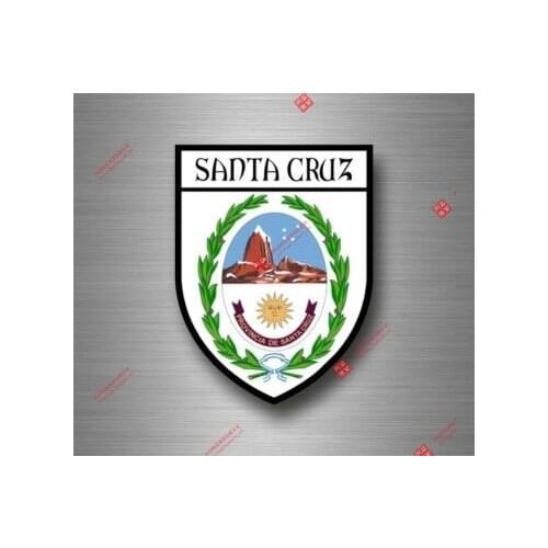 Hot Sell Personality Sticker Decal Souvenir Car Coat Arms Shield City Travel Argentina Santa Cruz Racing Stickers