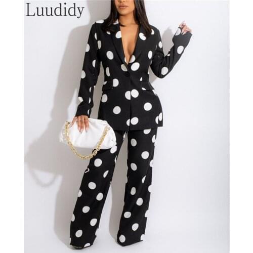 Женские брючные костюмы с пиджаком Luudidy China At AliExpress