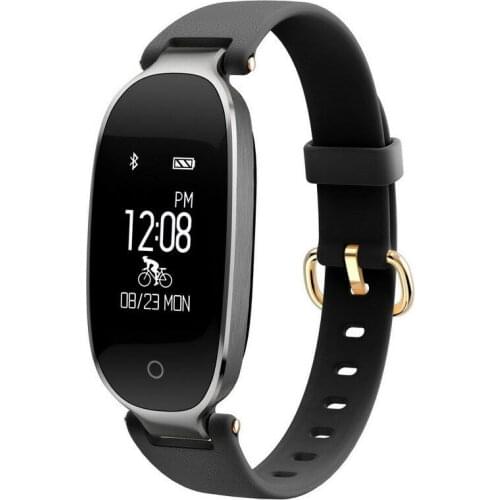 Fashion S3 Women Waterproof IP67 Smart Watch Fitness Calorie Tracker Bracelet US Message Reminder Social Media Notifications
