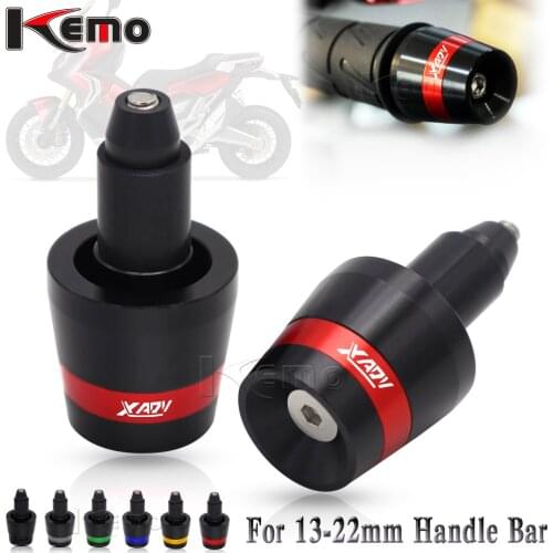 Motorcycle 13-22mm Handle Bar End Weight Handlebar Grips Cap Anti Vibration Silder Plug For HONDA X-ADV 750 CRF1000L Africa Twin