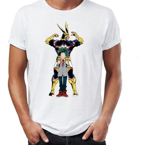 New Mens t-shirt Pocket Deku My Hero Academia Artsy Awesome Artwork Printed Tshirt Unisex Tees Tops Harajuku Streetwear