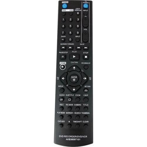 NEW Replacement for LG DVD Recorder DVD VCR Remote control AKB36097101 FOR RC897T RC397HM Fernbedienung