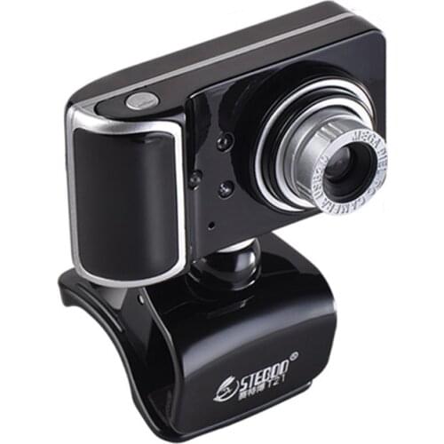 Newest Gray Universal USB 2.0 HD Webcams Video Web Cam Camera Megapixel with PC Laptop desktop Built-in microphone Plug and play