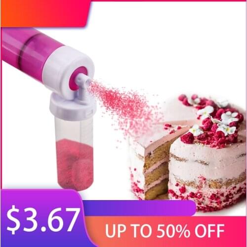 New Manual Cake Airbrush Pump Cake Coloring Duster Cake Decorating Tool Baking Tool Gift For Dessert Lover Kitchen Accessories
